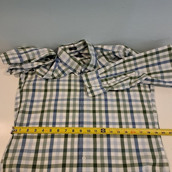 J. Crew Men's Medium Slim Flex Washed Long Sleeve Button Down Shirt Style #AL090 - Picture 10 of 13